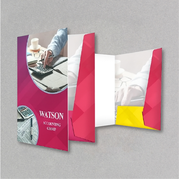 Glue-Less 9&times;12 Presentation Folder