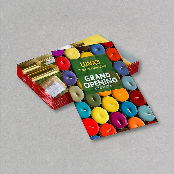 Painted Edge Announcement Cards