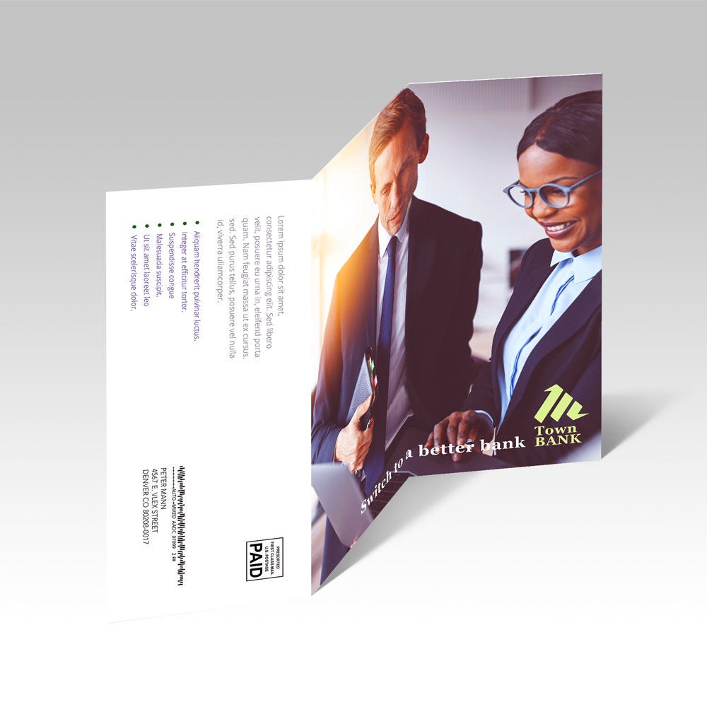 Coated Direct Mail Flyers & Brochures