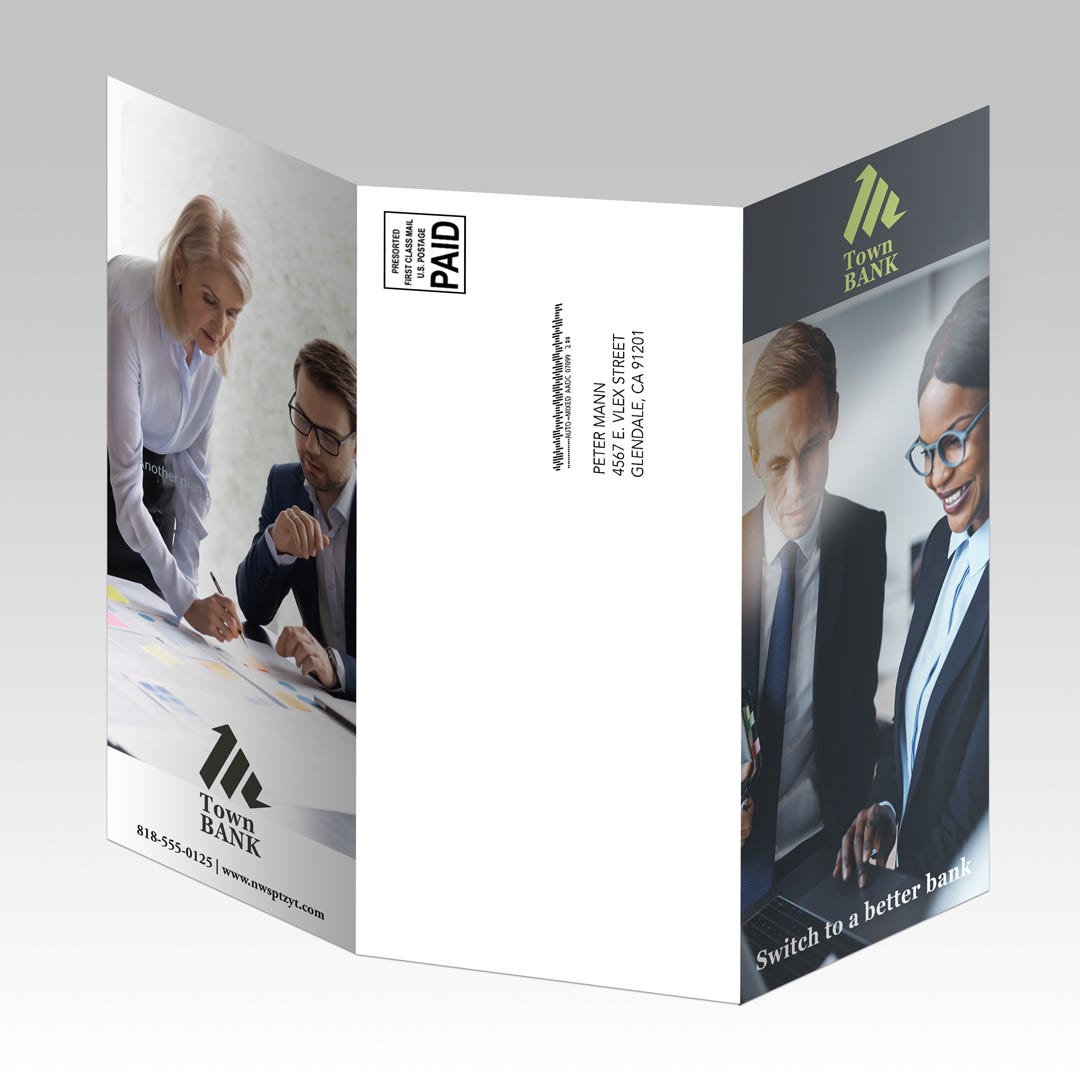 Coated Direct Mail Flyers & Brochures