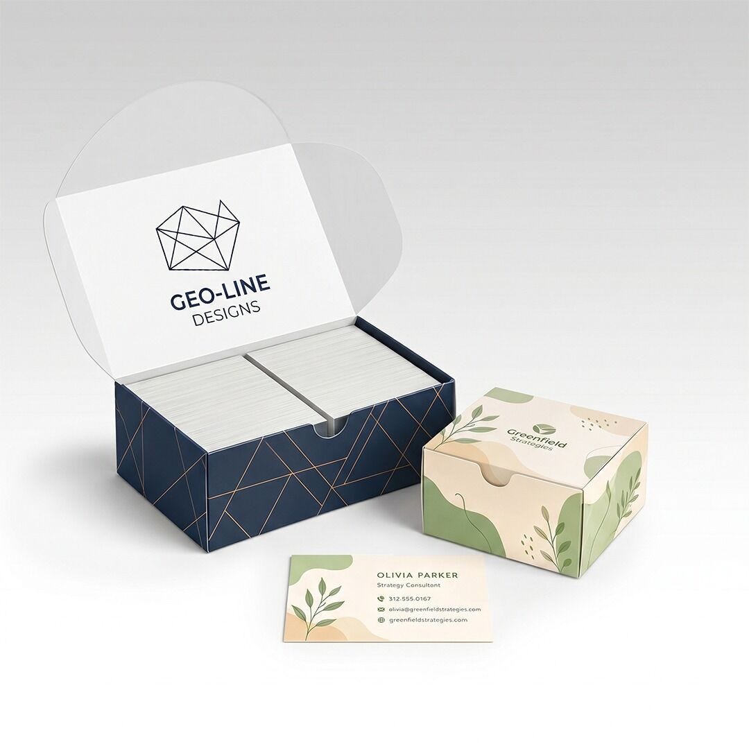 Custom Business Card Boxes