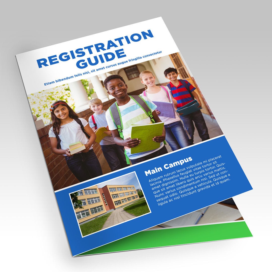 Custom Half-Fold Brochures