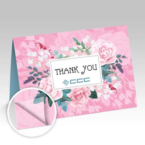 Custom Silk Greeting Cards