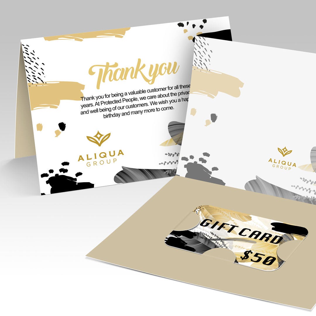 Custom Gift Card Holders