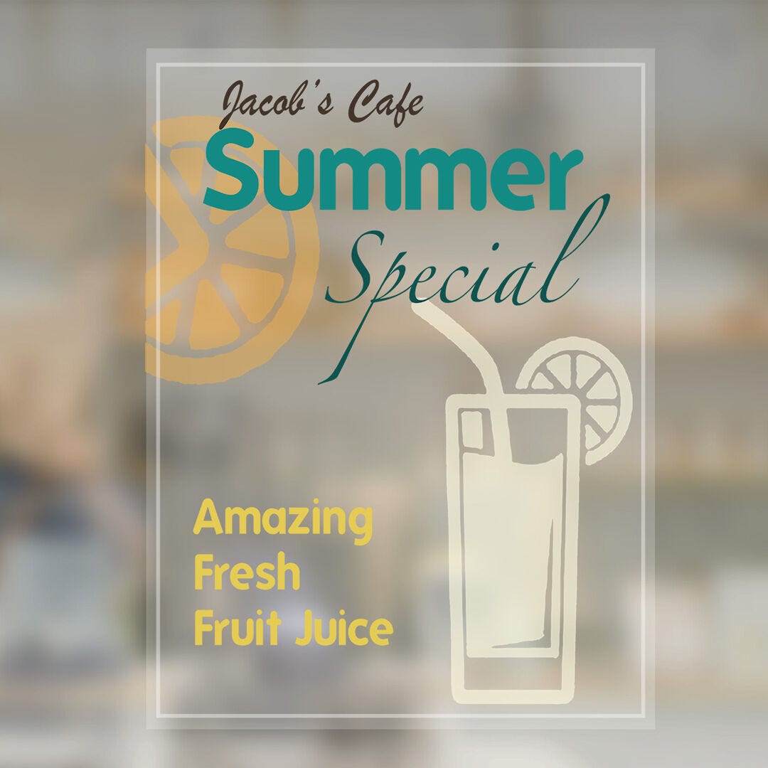 Digital Clear Window Clings