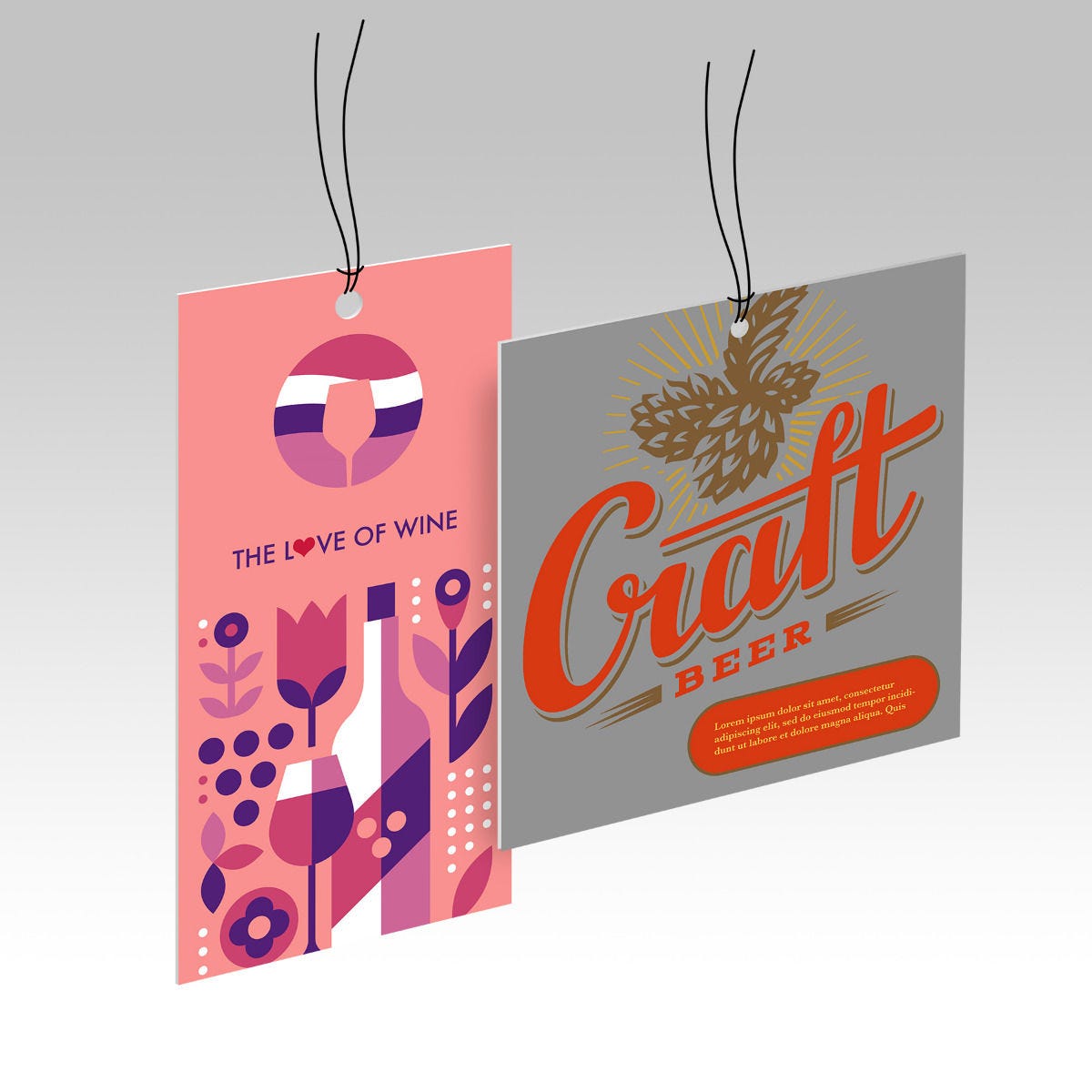 Custom Standard Hang Tags