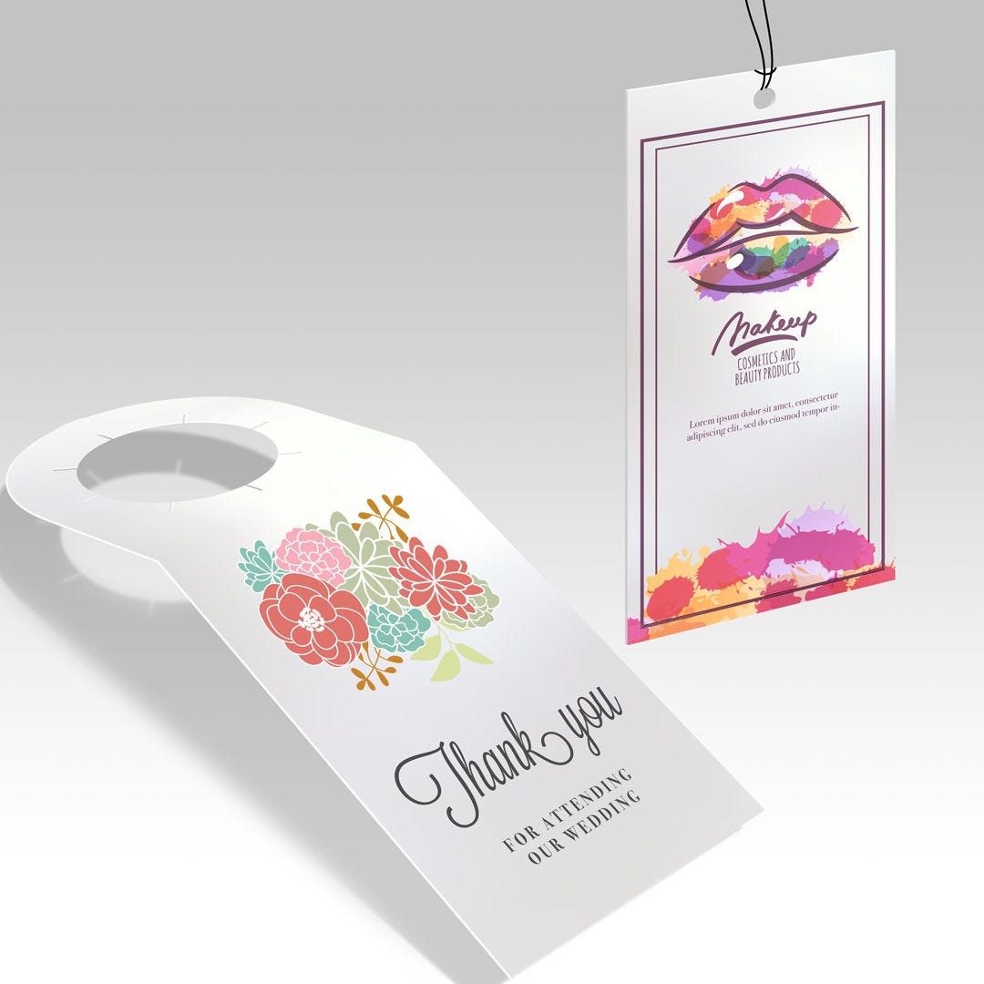 Pearl Metallic Hang Tags