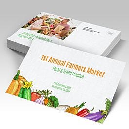 100LB Uncoated Linen Postcards
