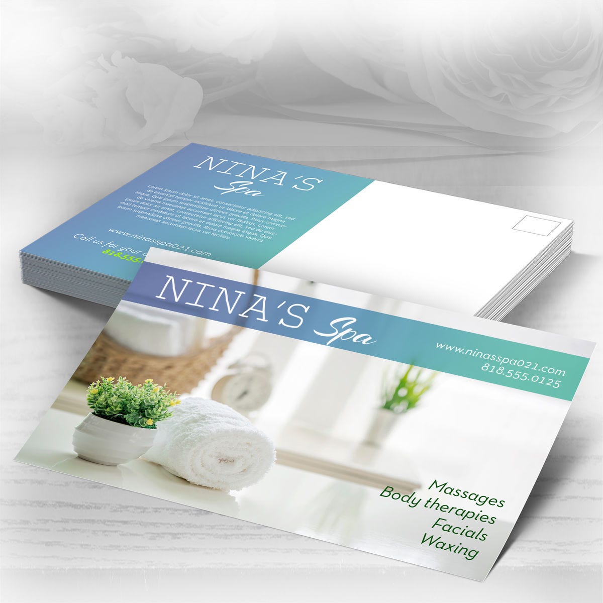 Custom Silk Postcards