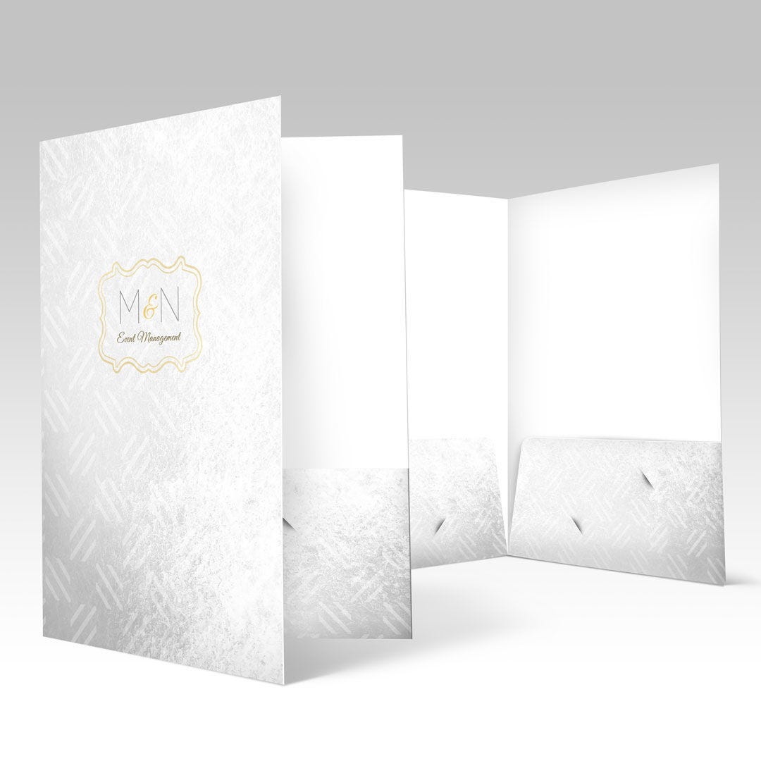 Pearl Metallic Presentation Folders
