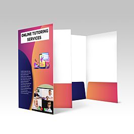Custom 5.25x10.5 Presentation Folders