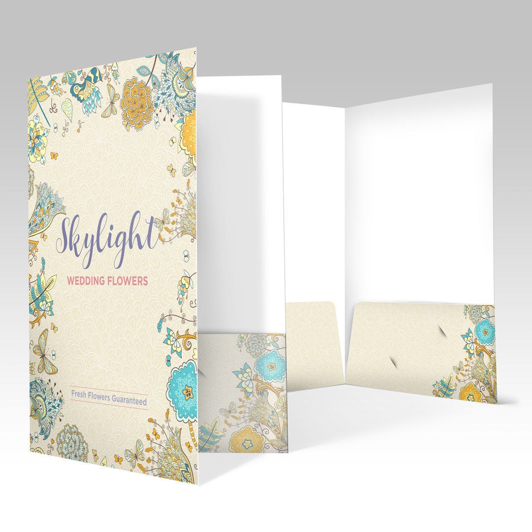 Custom 9x14.5 Presentation Folders