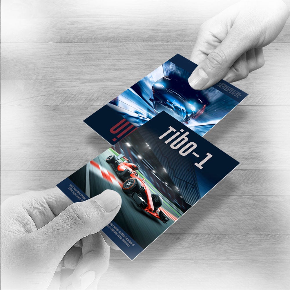Custom Silk Trading Cards
