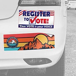 Adhesive Vinyl Bumper Sticker Printing