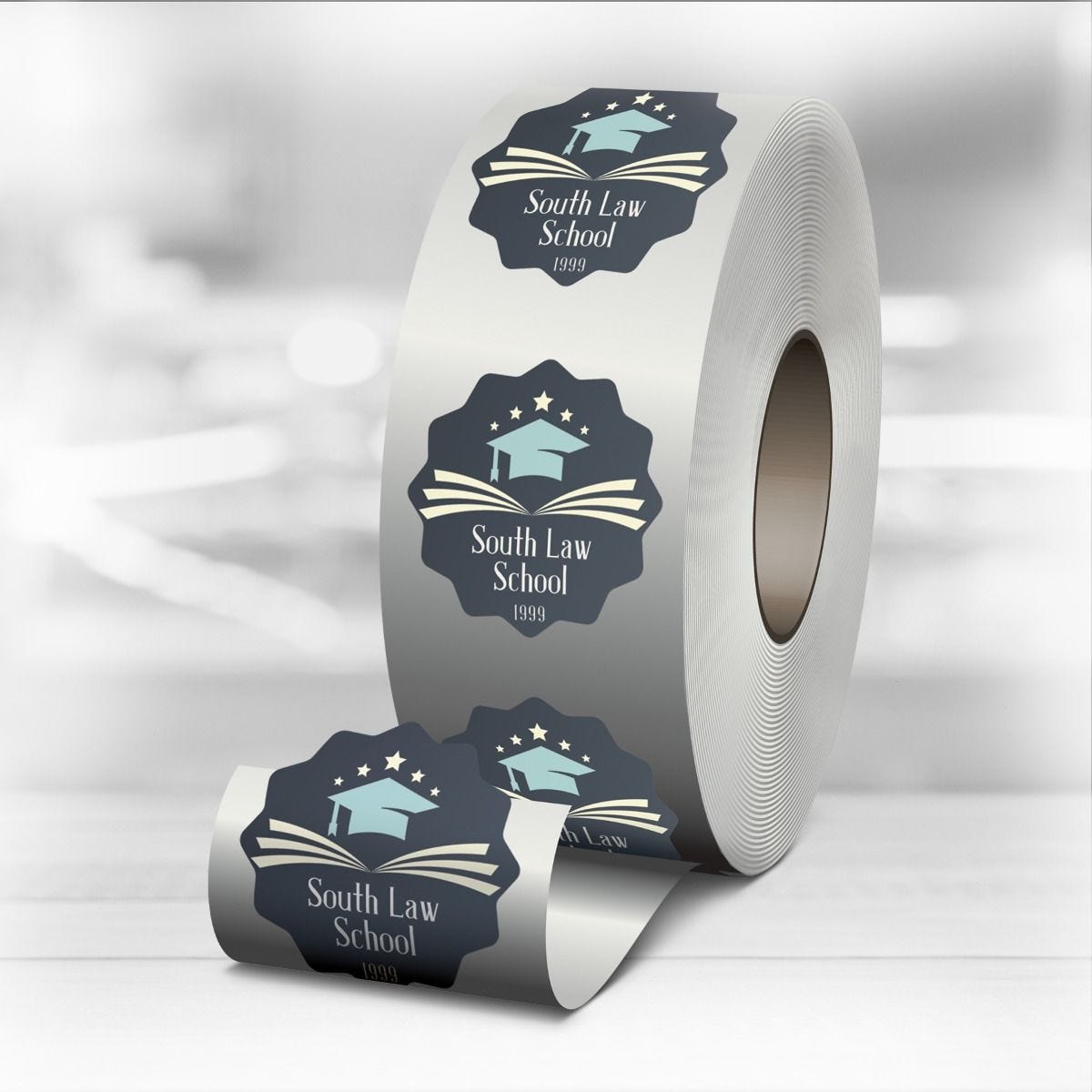 Custom Semi-Gloss Roll Labels