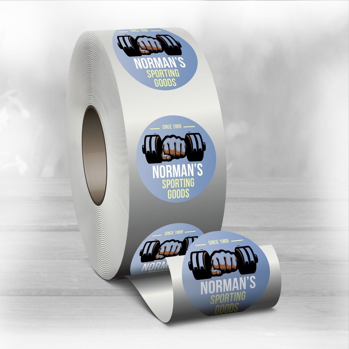 Custom Semi-Gloss Roll Labels