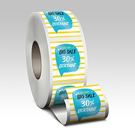 Custom Semi-Gloss Roll Labels