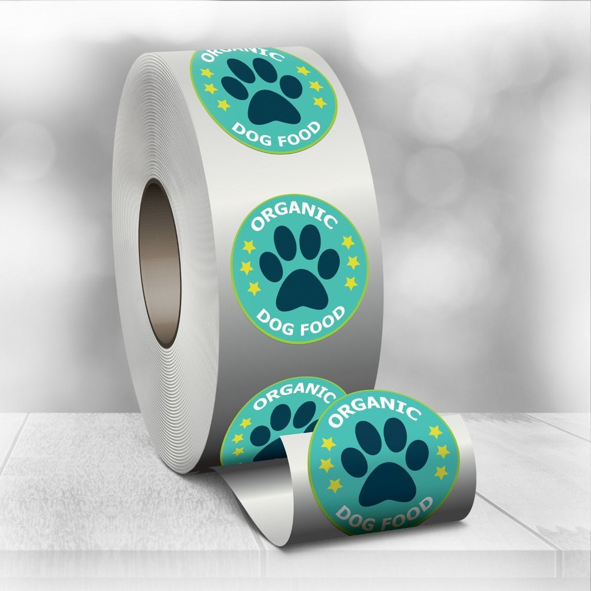 Custom Circle Roll Labels