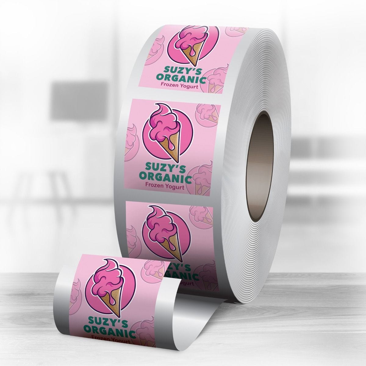 Custom Square Roll Labels