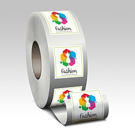 Custom Square Roll Labels