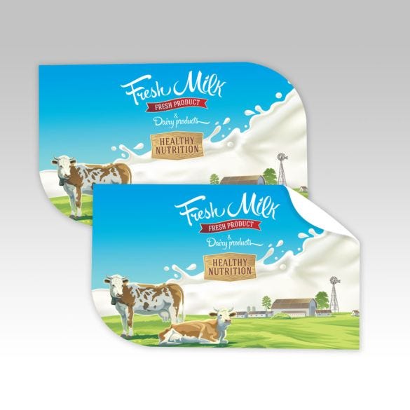 Custom Leaf-Shaped Stickers