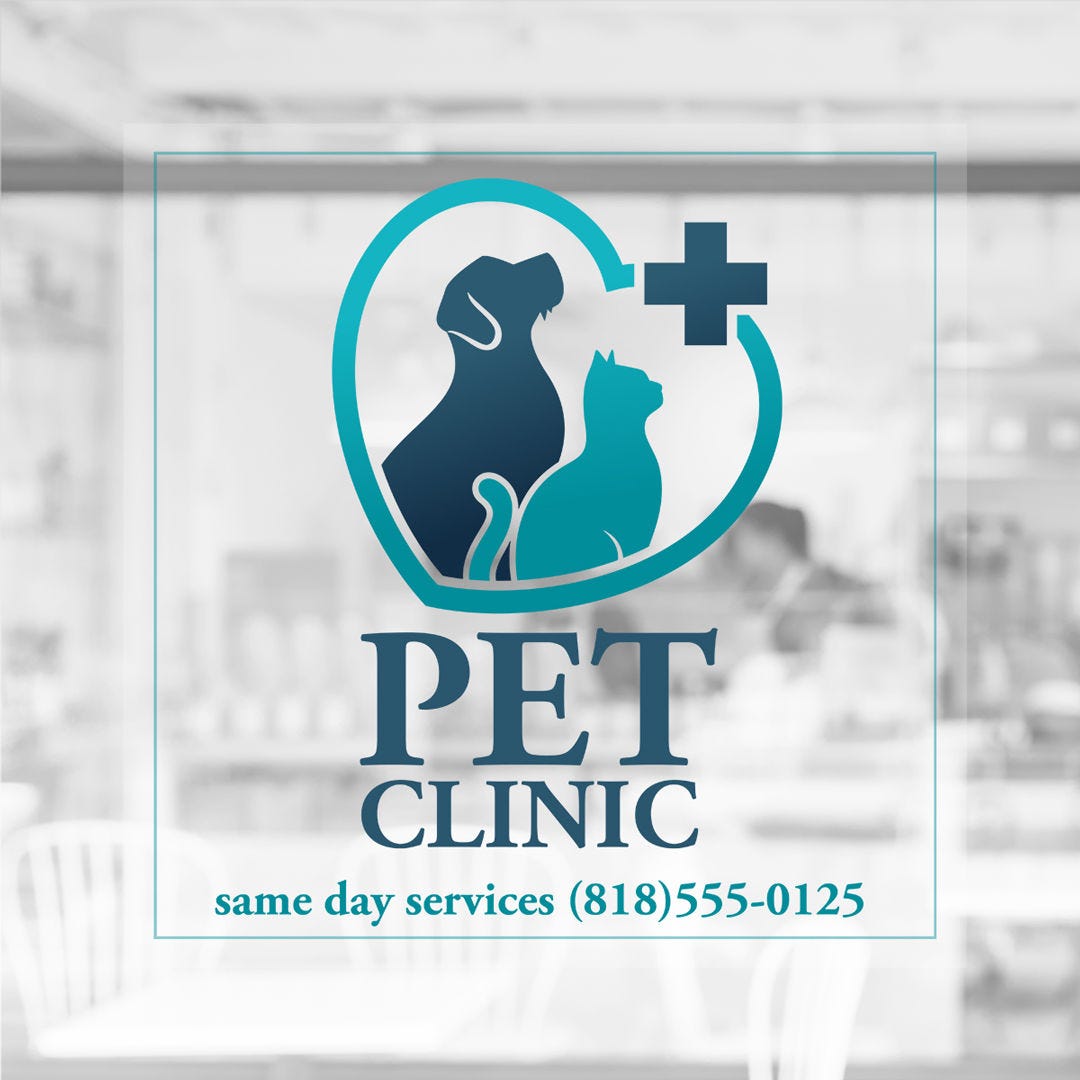 Custom Standard Clear Window Clings