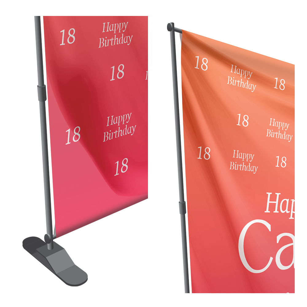 Telescopic Banner Stands