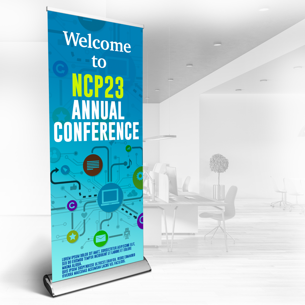 Deluxe Single-Sided Retractable Banner Stands