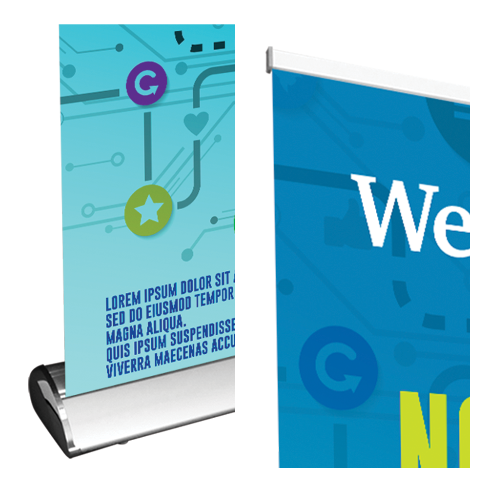 Deluxe Single-Sided Retractable Banner Stands