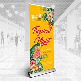 Deluxe Single-Sided Retractable Banner Stands