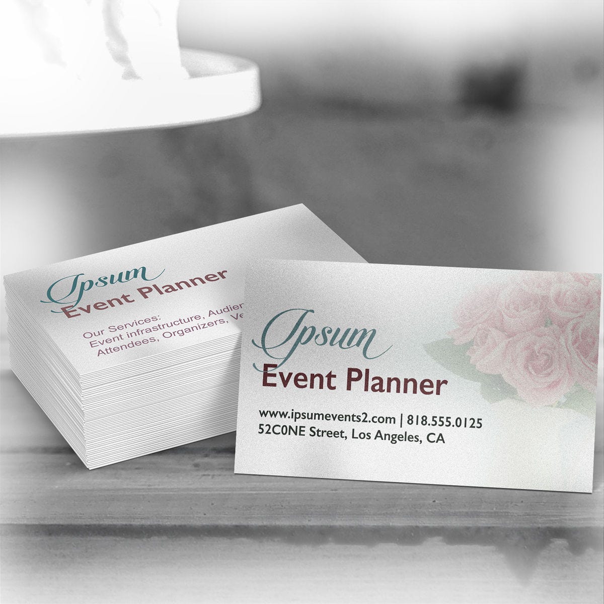 Pearl Metallic Business Cards