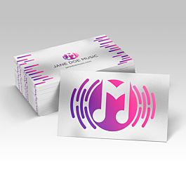 Pearl Metallic Business Cards