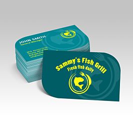 Leaf-Shaped Business Cards