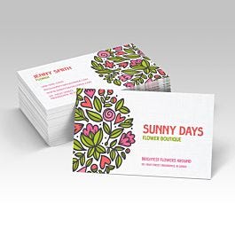 Uncoated Linen Business Cards