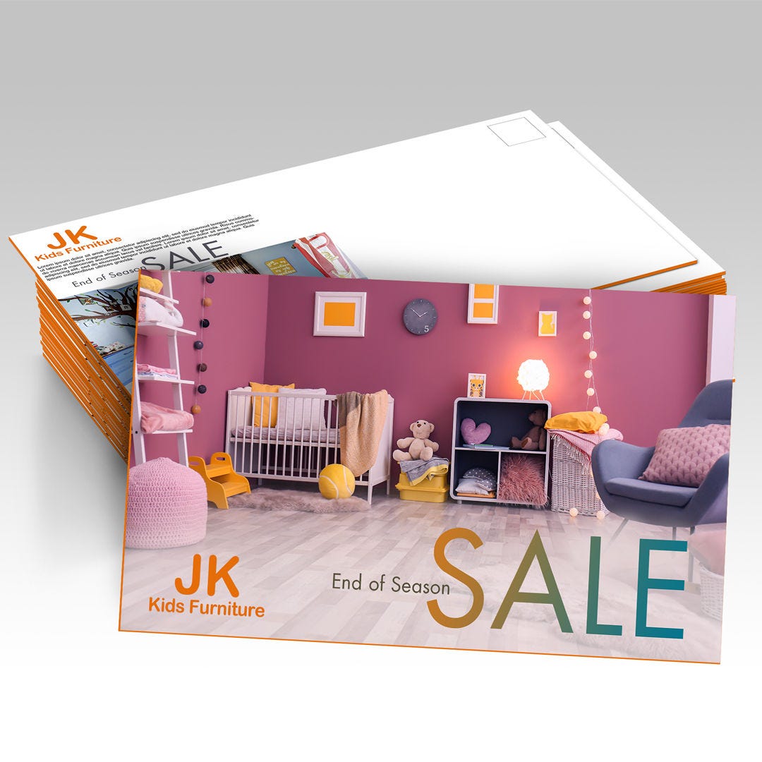 Painted Edge Postcards Printing
