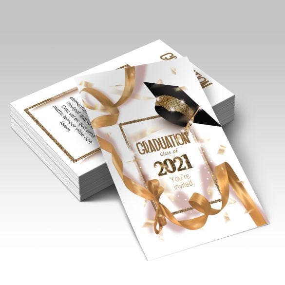 Custom Standard Announcement Cards