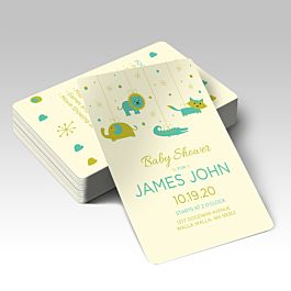 Rounded Corner Announcement Cards