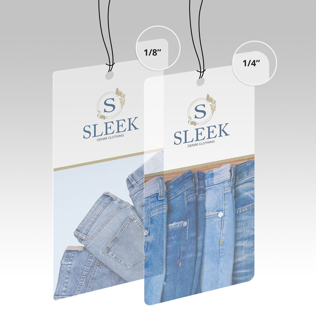 Plastic Hang Tags
