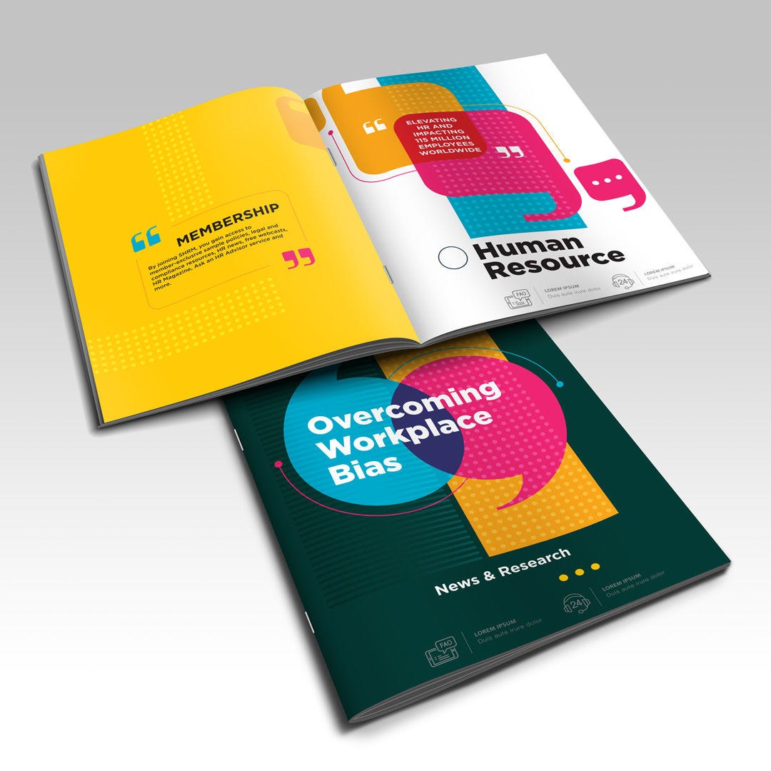 Gloss Cover Booklets With AQ Coating