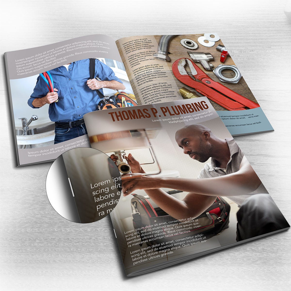 Gloss Cover Booklets With AQ Coating
