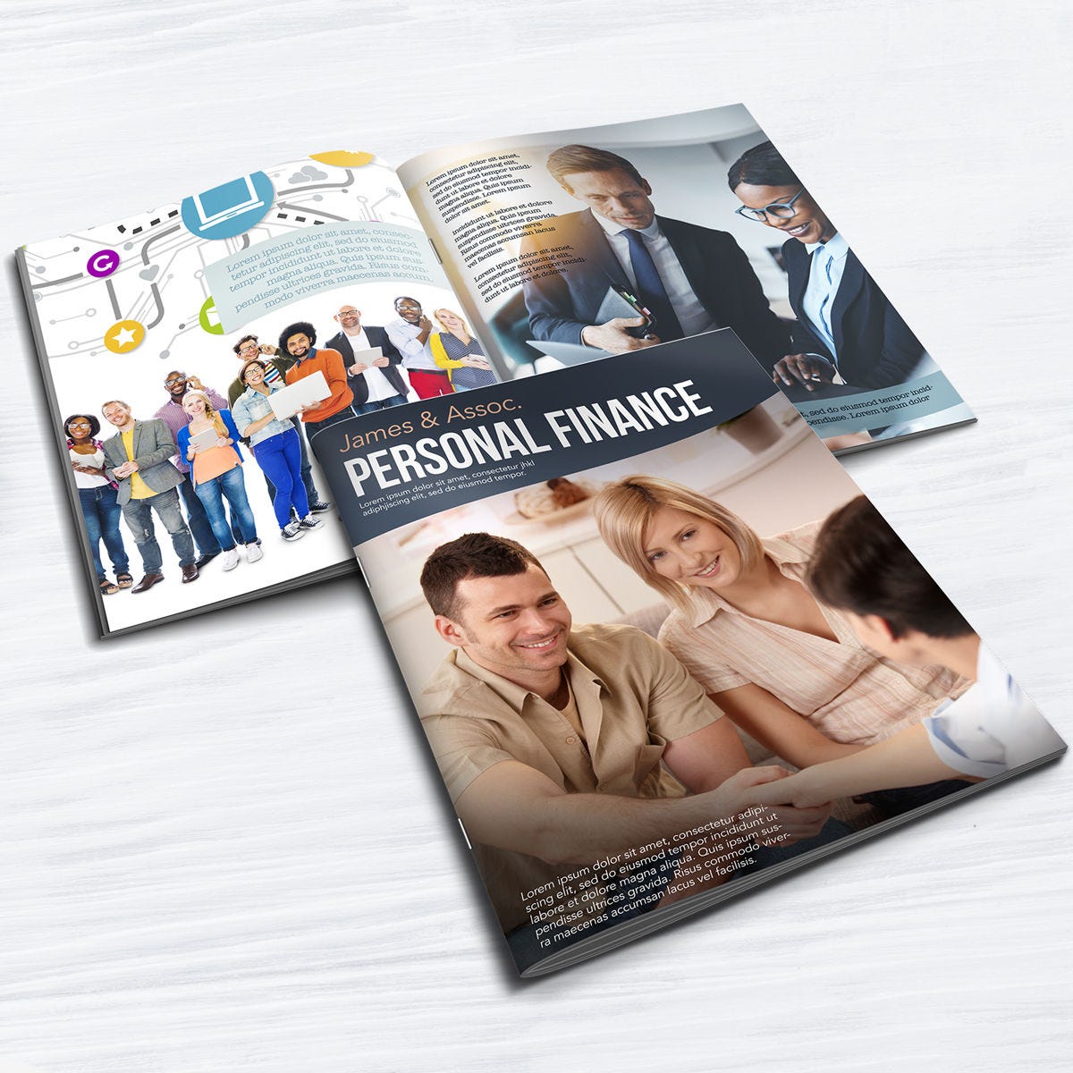 Gloss Cover Booklets With AQ Coating