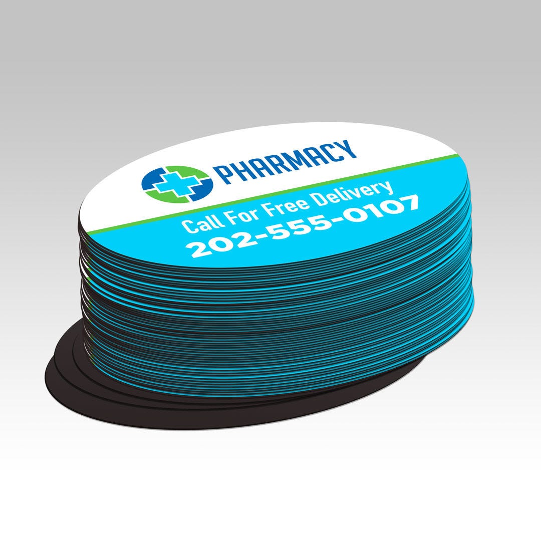 Custom Oval Magnets